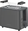 A studio shot of a dark gray toaster. Anteprima dell’immagine prodotto