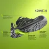 A detailed marketing image of a safety shoe, highlighting its features with text callouts. Produktbild-Vorschau