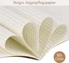 Notizbuch A5 kariert, 12 Stück Kraft Cover Notizheft mit 36 Produktbild-Vorschau 6