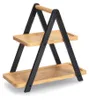 Alzata da portata Zeller a 2 ripiani, bambù, 34x17x32 cm, Anteprima dell’immagine prodotto 8