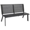 DEGAMO Gartenbank Parkbank Alubank KONSTANZ 3-sitzer 140cm, Produktbild-Vorschau 1