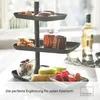 Yamazaki Etagere / Servierturm Tower - Schwarz - 3-stöckig Produktbild-Vorschau 13