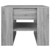 The Living Store Couchtisch Grau Sonoma 55,5x55x45 cm Produktbild-Vorschau 4