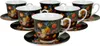 DUO FLORAL 6er-Set Tassen 220 ml BOUQUET mit Untertassen, Produktbild-Vorschau 1