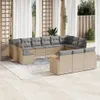 The Living Store 13-tlg. Garten-Sofagarnitur mit Kissen Produktbild-Vorschau 2