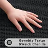 Chenille Badmatte, Rutschfest und Waschbar, 60 x 90 cm, Produktbild-Vorschau 2