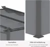 Pergola, inklusive Befestigungsmaterial, ausziehbares Dach, Produktbild-Vorschau 7
