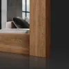 90x130 Rechteckig Rustikale Wandspiegel mit Rahmen Produktbild-Vorschau 2