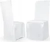 Coprisedia matrimonio 107x49x41cm raso bianco Anteprima dell’immagine prodotto 4