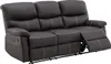 Couchgarnitur Relax 3+1 - Kunstleder - Braun - CANBY Produktbild-Vorschau 5