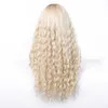 SassyGoods Luxe Blonde Perücke Blond Front Lace Wig Locken Produktbild-Vorschau 5