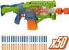 A Nerf Elite 2.0 Double Punch toy gun with a magazine and darts, displayed against a white background. Produktbild-Vorschau