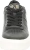 A close-up front view of a black sneaker with white soles. Náhled obrázku produktu