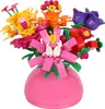 Blumenstrauß aus Bauklötzen, kreativ, 6 BLUMEN in Kugeln, Produktbild-Vorschau 2