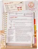 A close-up of a recipe booklet with instructions and ingredients for baking. Produktbild-Vorschau