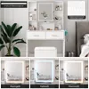 FCH Schminktisch, Hocker, 3-LED Einstellbare Helligkeit, Produktbild-Vorschau 4