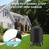 A house and yard with a grill cover. Produktbild-Vorschau