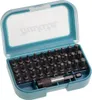 A set of Torx bits in a teal plastic case, with the lid open. Anteprima dell’immagine prodotto