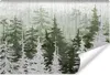 Muralo Selbstklebende Fototapete Für Wohnzimmer BÄUME Wald Produktbild-Vorschau 1