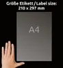 Avery - Etiketten - durchsichtig - A4 (210 x 297 mm) - 25 Anteprima dell’immagine prodotto 5