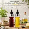 Ölsprüher 2er Set Essig Öl Sprühflasche Sprayer Glas Produktbild-Vorschau 3