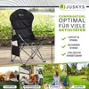 Juskys Campingstuhl Lido mit Getränkehalter & Tasche - Produktbild-Vorschau 2