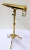 Omgoods - Vintage Messing Telescope op Tripod - Antiek Productafbeelding-voorbeeld 2