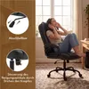 Ergonomischer Bürostuhl Chefsessel aus Kunstleder, Produktbild-Vorschau 4