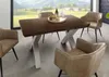 MASSIVMOEBEL24 Baumtisch Akazie 140x90x77 braun lackiert / Produktbild-Vorschau 2