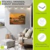 ARTland Wandbild Alu für Innen & Outdoor Afrika Elefanten Produktbild-Vorschau 2