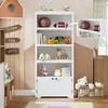 Bücherregal 5 Ebenen mit 2 Türen Breite 80 cm (W800) Produktbild-Vorschau 6