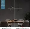 doporro Lampadario a Sospensione LED 100cm, Lampada Lineare Anteprima dell’immagine prodotto 3