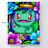 Gemälde BY NUMBERS MIT RAHMEN Pokemon Bulbasaur Gemälde Produktbild-Vorschau 3