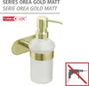 WENKO Turbo-Loc® Seifenspender Mod. Orea Gold Matt, Produktbild-Vorschau 2