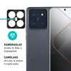 A close-up of a smartphone camera lens protector and the phone's camera module. Produktbild-Vorschau