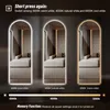 LED-spiegel, 150x50 cm, met verlichting – Bogenvormige Productafbeelding-voorbeeld 6