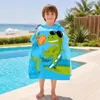 Strandtuch-Poncho für Kinder mit Kapuze - Dinosaurier auf Produktbild-Vorschau 3