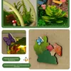 MODFU 3D Puzzle,Buchstützen aus Holz, DIY Book Nook Kit, Produktbild-Vorschau 4