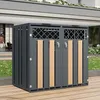 Abri pour poubelles d'extérieur, abri pour poubelles avec Voir les images du produit 9