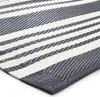 Szary dywan zewnętrzny w paski 120x180 Podgląd zdjęcia produktu 3