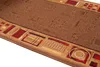 Tapiso Läufer Anti Rutsch Modern Braun Rot Wohnzimmer 80 x Produktbild-Vorschau 3