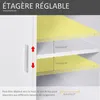 HOMCOM Support d'imprimante organiseur bureau caisson Voir les images du produit 3