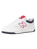 New Balance BB480 Lederturnschuhe, Weiß 45.5 EU Produktbild-Vorschau 2