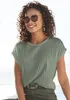 LASCANA Kurzarmshirt khaki Größe 44/46 Produktbild-Vorschau 7