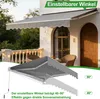 LZQ 250 x 200 cm Markýza s kloubovým ramenem Hliníková Náhled obrázku produktu 4