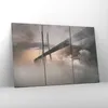 Bild auf Leinwand - Leinwandbild - Brücke Nebel Wasser - Produktbild-Vorschau 4