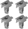 4x ALU Mittelklemme silber Easy-Click-System 30-45mm Solar Produktbild-Vorschau 1