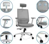 A product image of an ergonomic office chair with multiple close-up insets highlighting adjustable features. Náhľad obrázku produktu