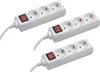 Meister Steckdosenleiste 3-fach 3er-Set 1,4 m Kabel weiß Produktbild-Vorschau 1
