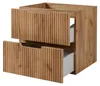 RODAN | Szafka Pod Umywalkę - Brązowa - 80 cm - 2 Szuflady Podgląd zdjęcia produktu 2